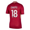 Maillot de Supporter Liverpool Gakpo 18 Domicile 2024-25 Pour Enfant